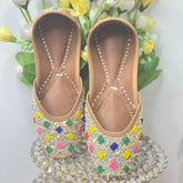 Punjabi Jutti Heavy Multi Golden Work20260339