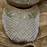 Punjabi Jutti pearl work 20260346
