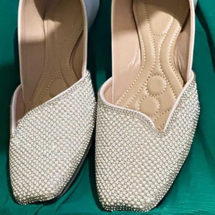 Punjabi Jutti heavy stone side cut work 20260360