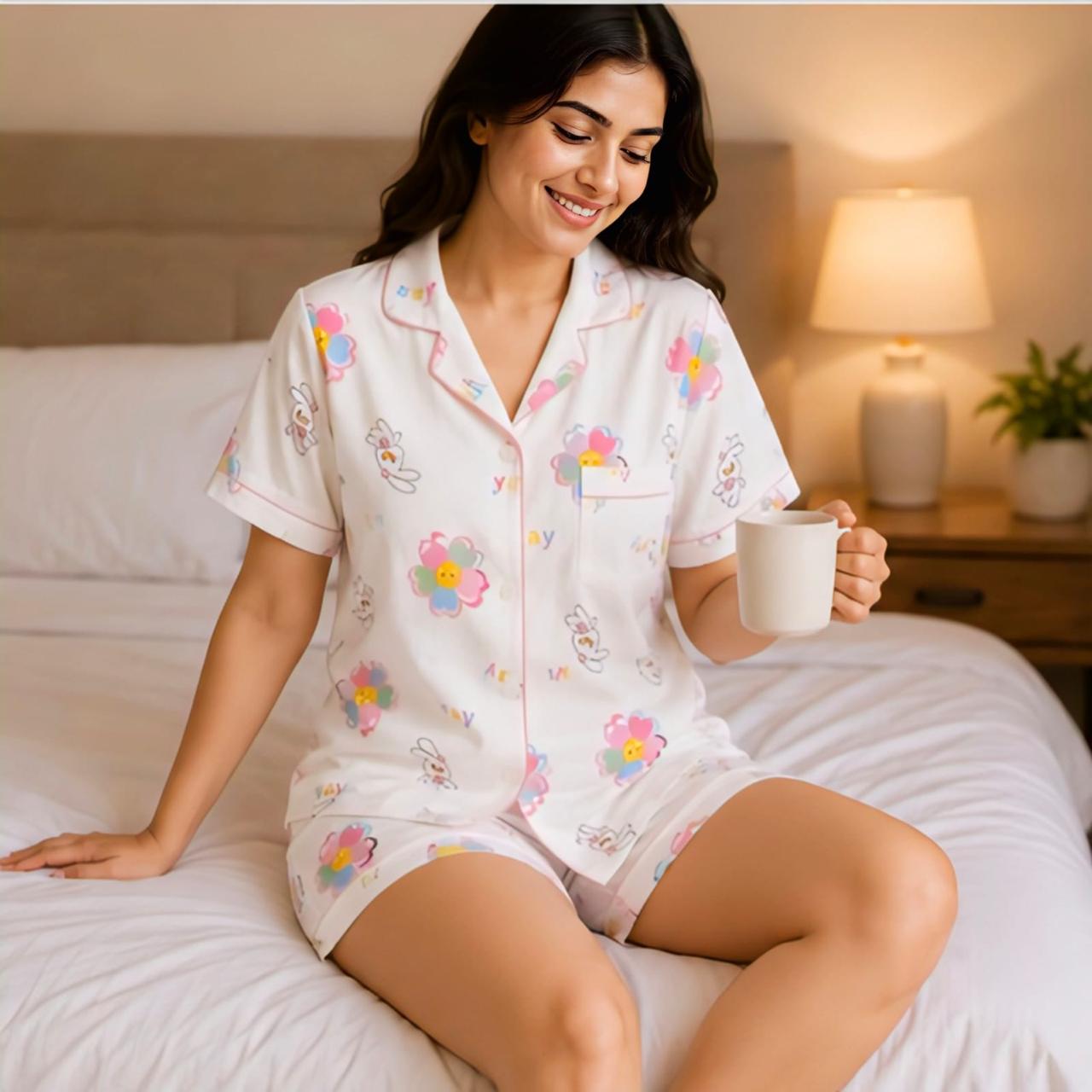 NIGHT SUIT SOFT THREE PIECE 341