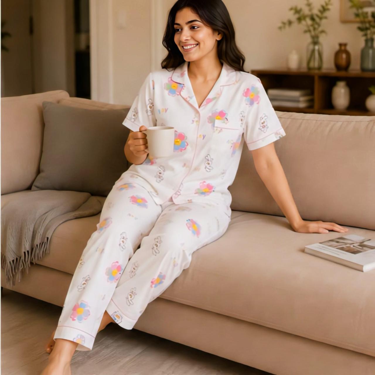 NIGHT SUIT SOFT THREE PIECE 341