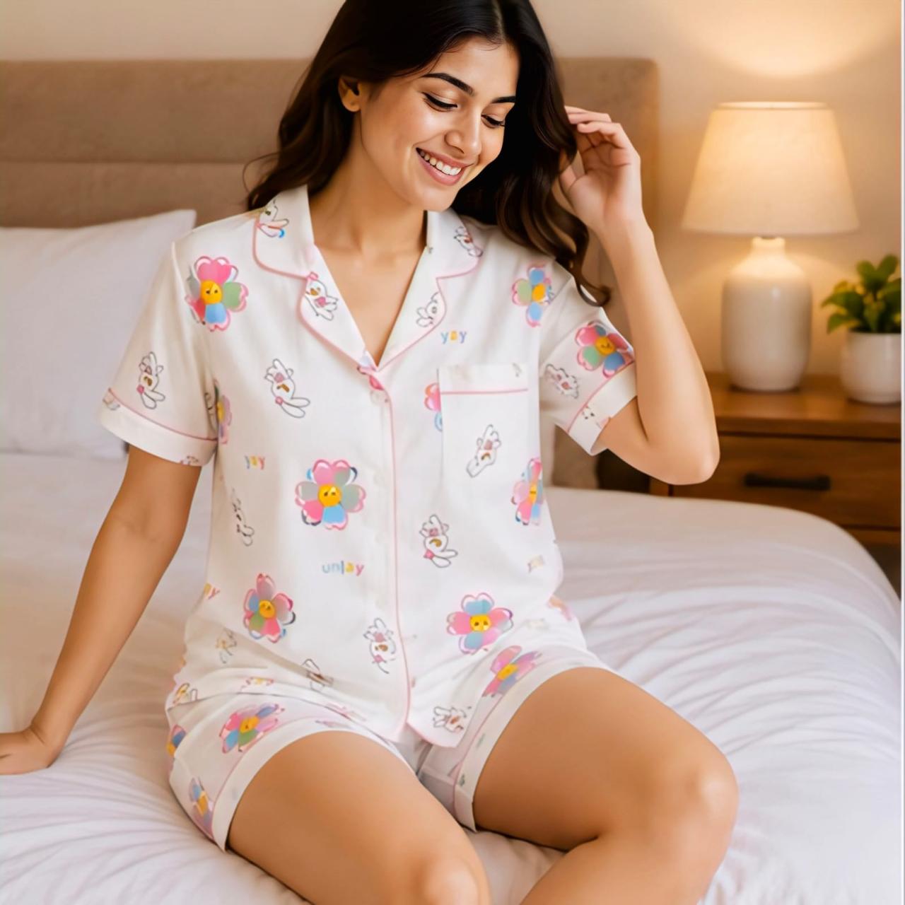 NIGHT SUIT SOFT THREE PIECE 341