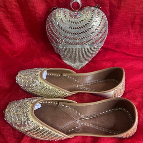 Punjabi Jutti Heavy Golden Work 20260328