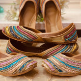 Punjabi Jutti multi Lace Work20260359