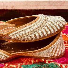 Punjabi Jutti Heavy Pearl Work2506