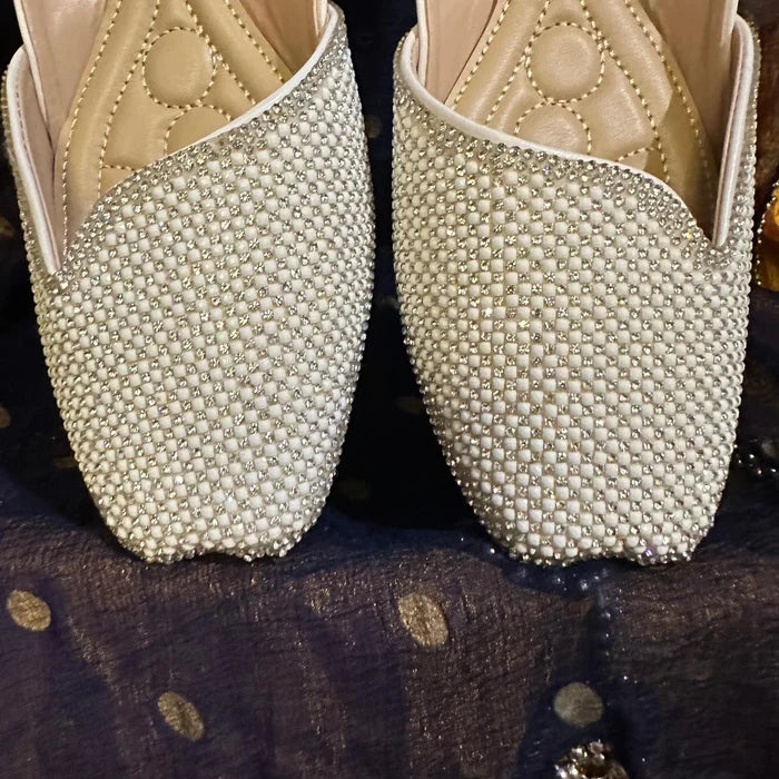 Punjabi Jutti heavy stone side cut work 20260360