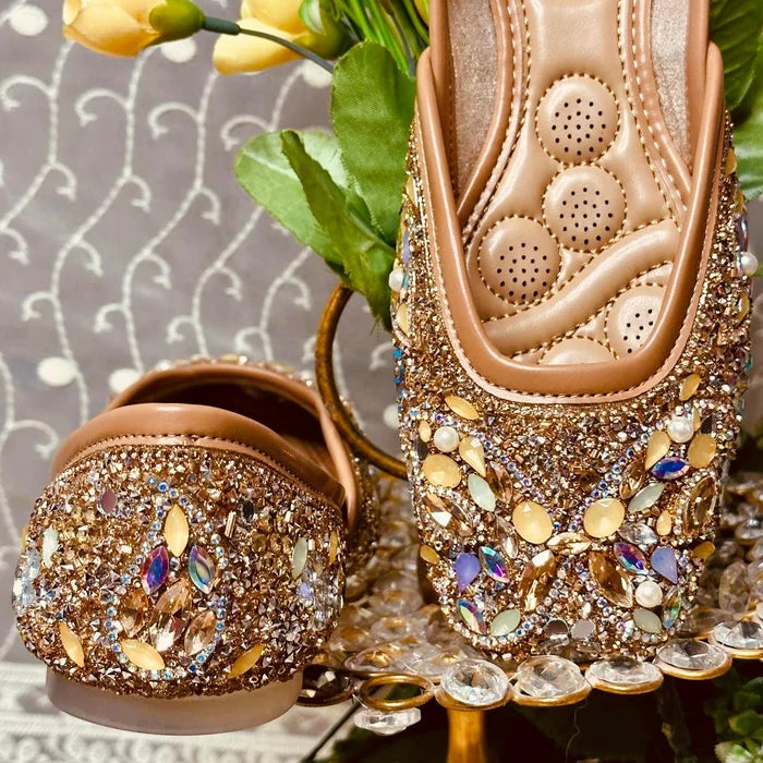 Punjabi Jutti heavy mirror work  20260336