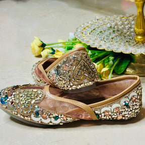 Punjabi Jutti heavy mirror work 703