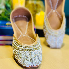 Punjabi Jutti pearl work 20260344